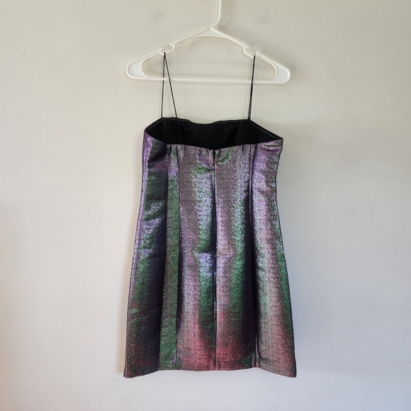 Likely Metallic Purple Lurex Hailey Dress size 4, Special Occasion NWT - Picture 2 of 8